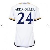 Dres Real Madrid Arda Guler #24 Domáci pre Ženy 2023-24 Krátky Rukáv